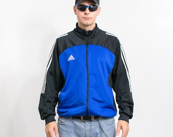 ☆【アディダス】adidas 90's vintage track jaket ADIDAS 90's Vintage Track Jacket Zip up Multi Color Men Size