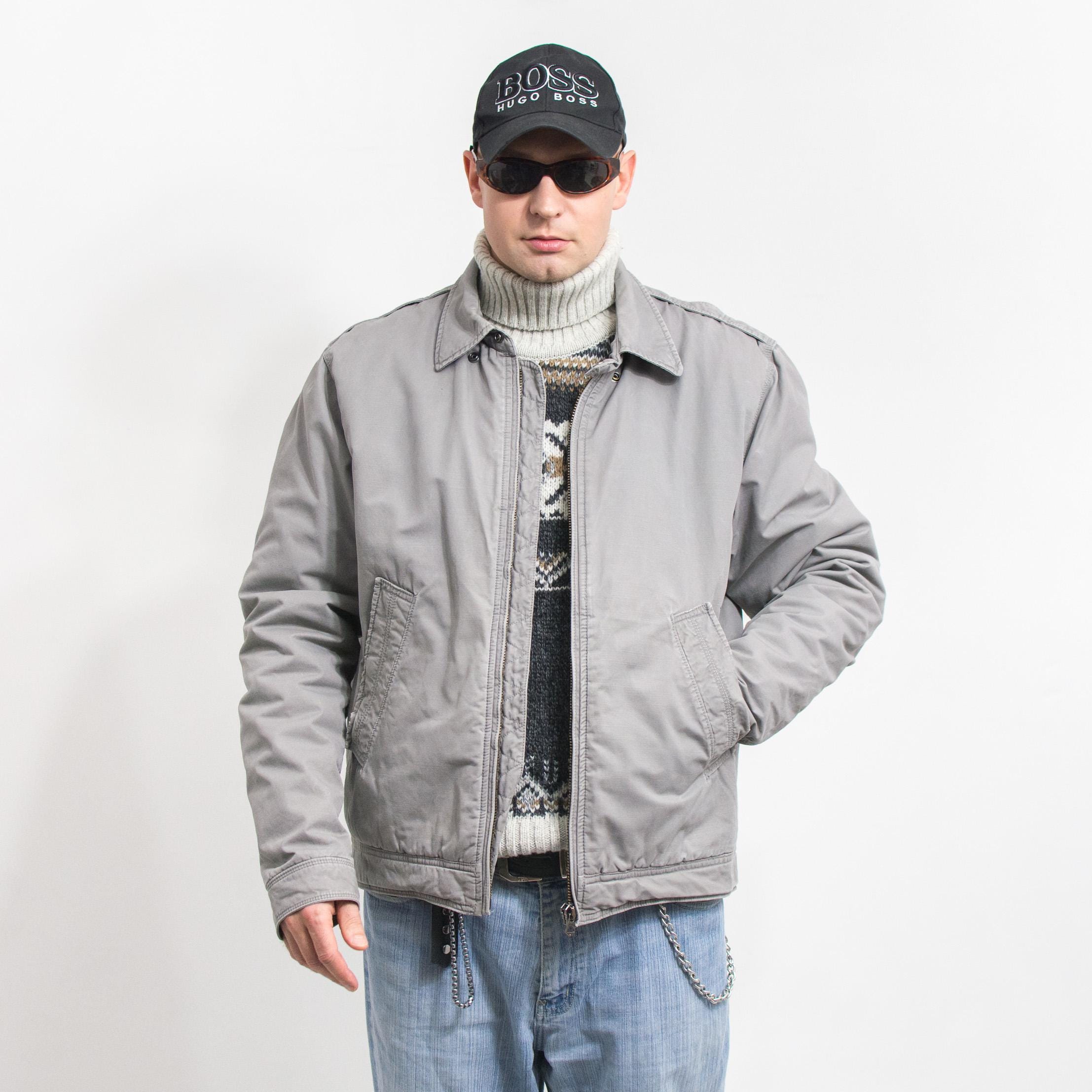 DOCKERS Insulated Denim Jacket Chore Worker Men Size XXL - Etsy
