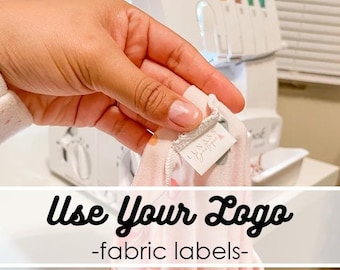 Custom Fabric Labels with Your Logo – Sew On Tags | Personalized Flat & Fold-Over Labels | Brand Tags