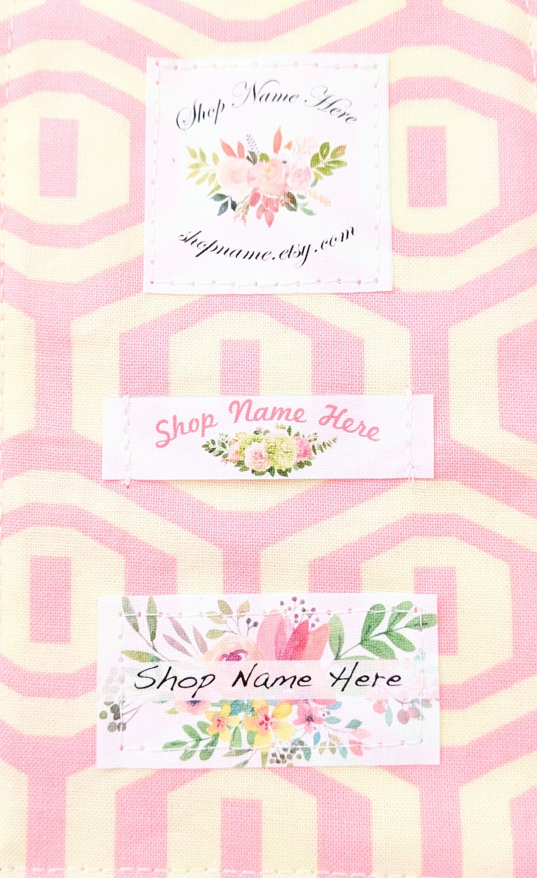 Tiny Fabric Labels for Handmade Items, Sew on Label, Custom Labels