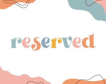 RESERVED - Use your own logo on custom printed, cotton fabric labels, quilt labels, personalized label, sew on label, crochet label