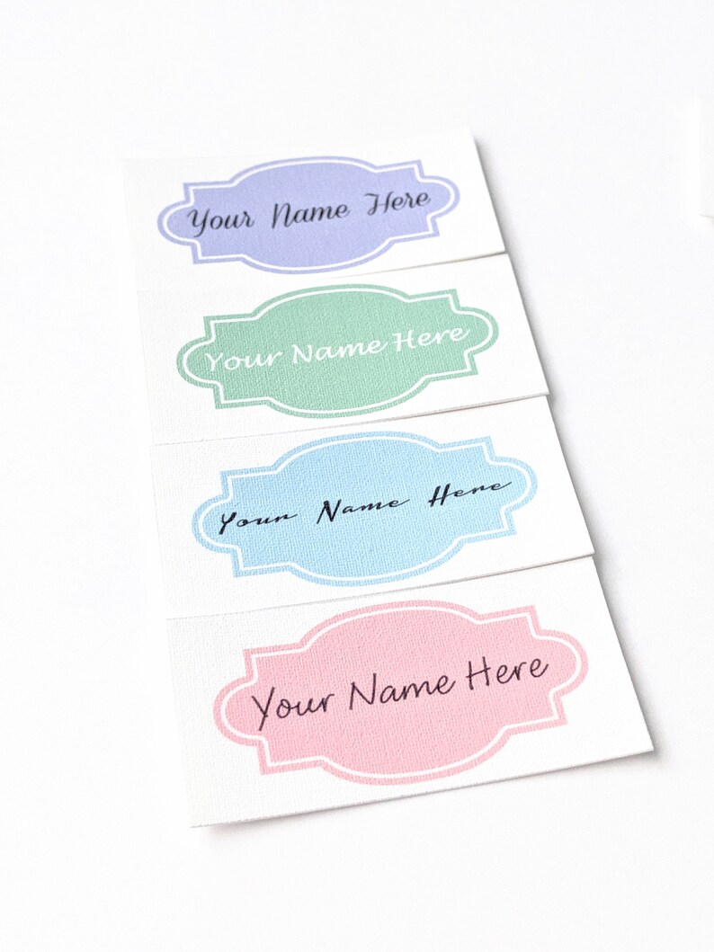 Boutique Sign Printed Sew on Fabric Labels, Custom Labels, Product ...