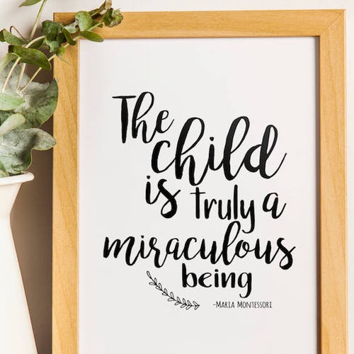 Quotes montessori Prints Etsy