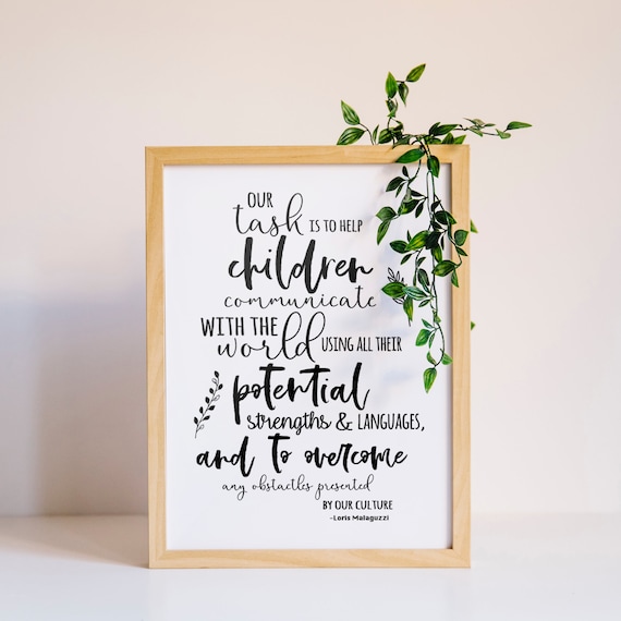 Potential-Reggio Emilia Print