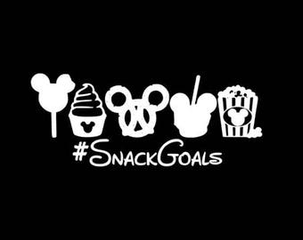 Run Disney Snacks Disney Parksdecals Window Decals Bumper Etsy
