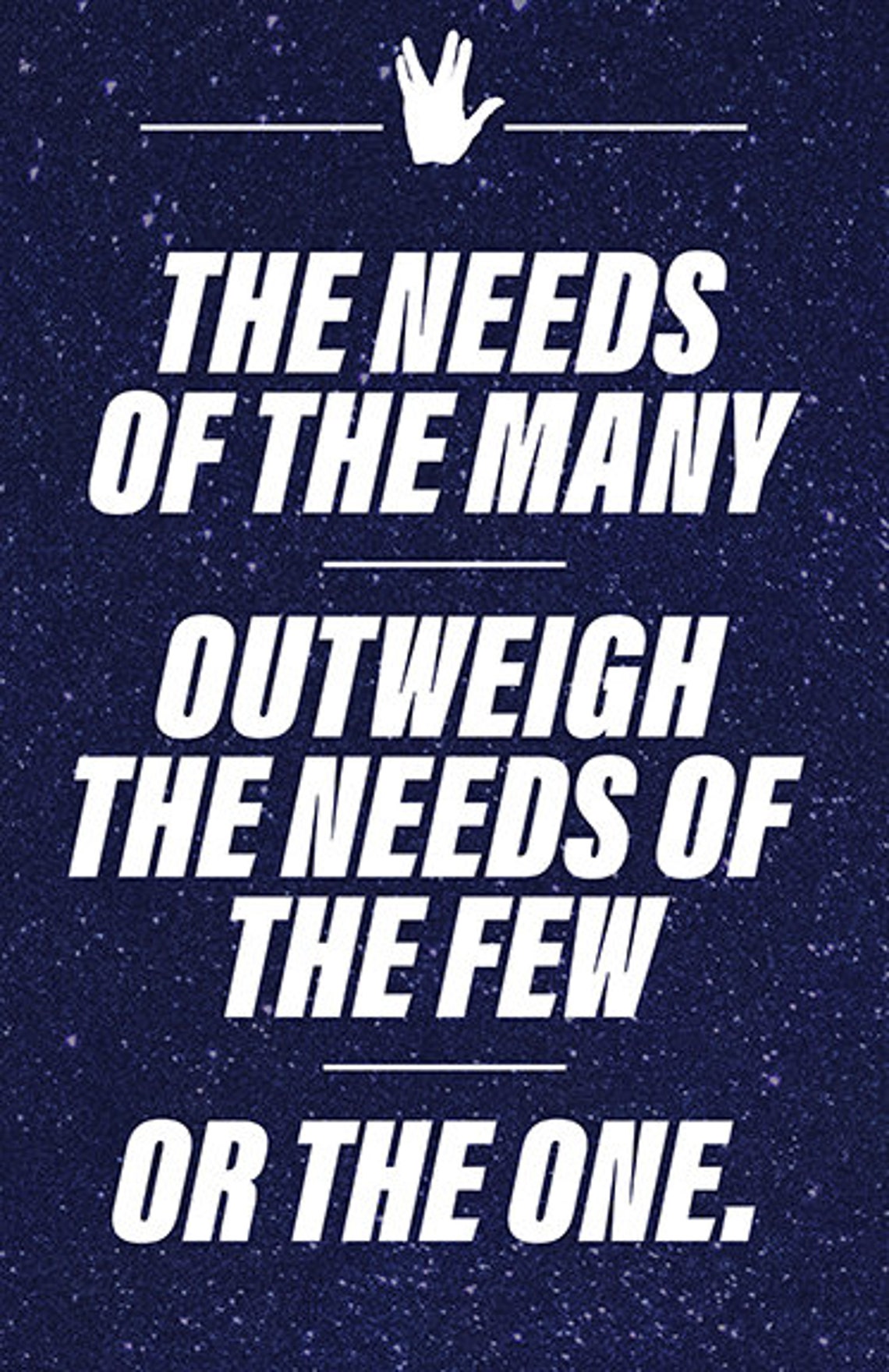 needs of the many outweigh the needs of the few origin needs of the many outweigh the needs of the few origin