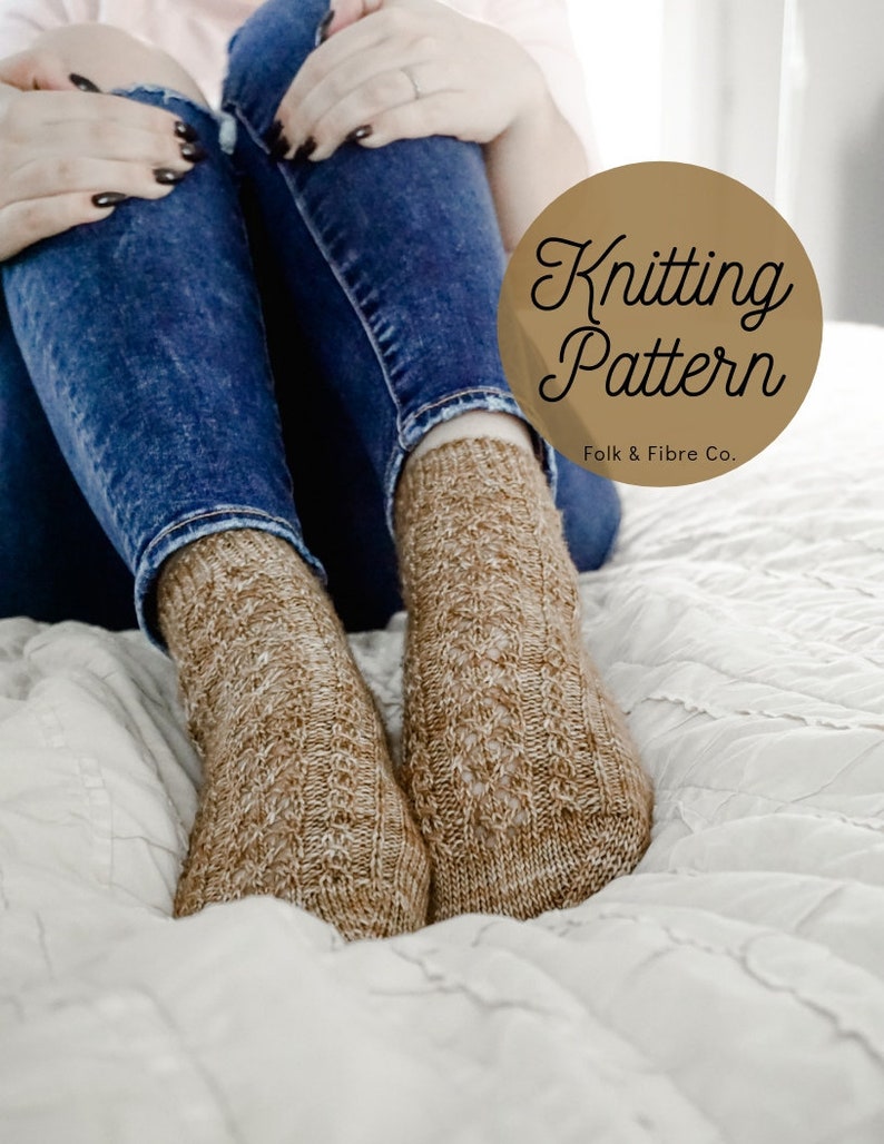 Sweet Dreams Socks Knitting Pattern PDF/ Knit Sock Pattern/ Etsy
