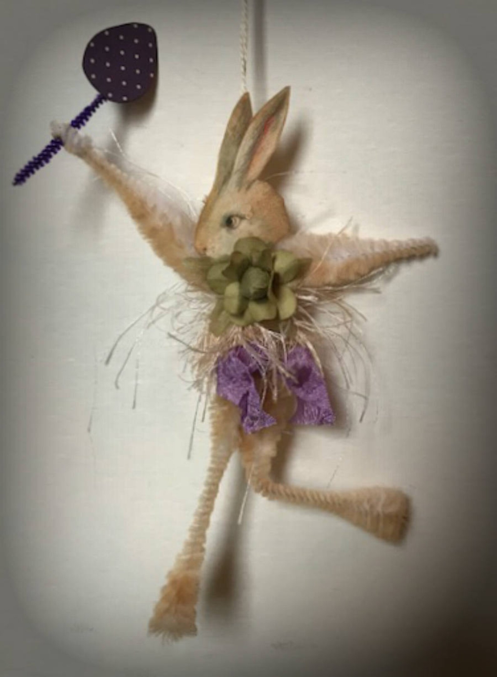 Easter Bunny Decorations Chenille Stem Rabbits Easter Etsy