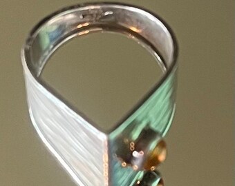 Conical Citrine Ring Size 7 or 8