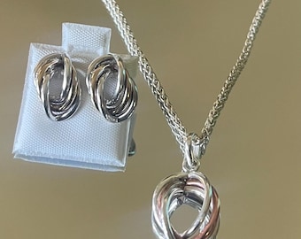 Silver, Gold, Copper Pinched Ovals Set