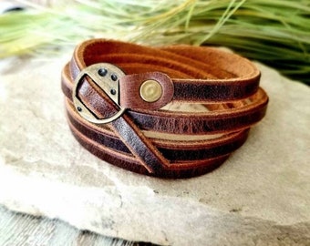 leather wristbands for sale