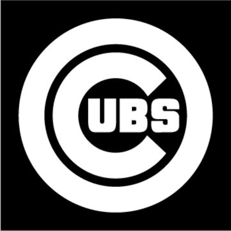 Chicago Cubs Vinyl Decal buy 2 Get 1 Free Sticker MLB Car - Etsy