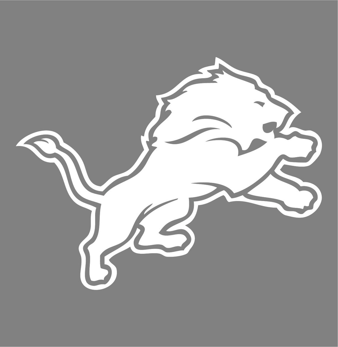 Detroit Lions Vinyl Decal Buy 2 get 1 Free Sticker NFL Car Etsy