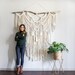 Extra Large 6 ft wide Macrame Wall Hanging / wedding backdrop / tapestry / macrame decor / boho decor / wall art / bohemian / Made to order