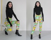 VERSACE commedia dell 39 arte graphic print high rise couture W 25 26