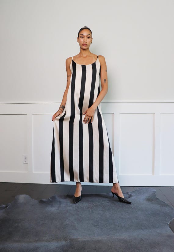 Black and tan maxi dress online