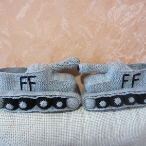 flise Fordi Settle Panzer Tank Slippers - Etsy