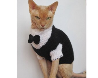 Cat wedding dress, cat sweater, cat clothes, sphynx cat clothes, sweater for cats, cat sweater for cats,  clothes for cats, sweaters for cat