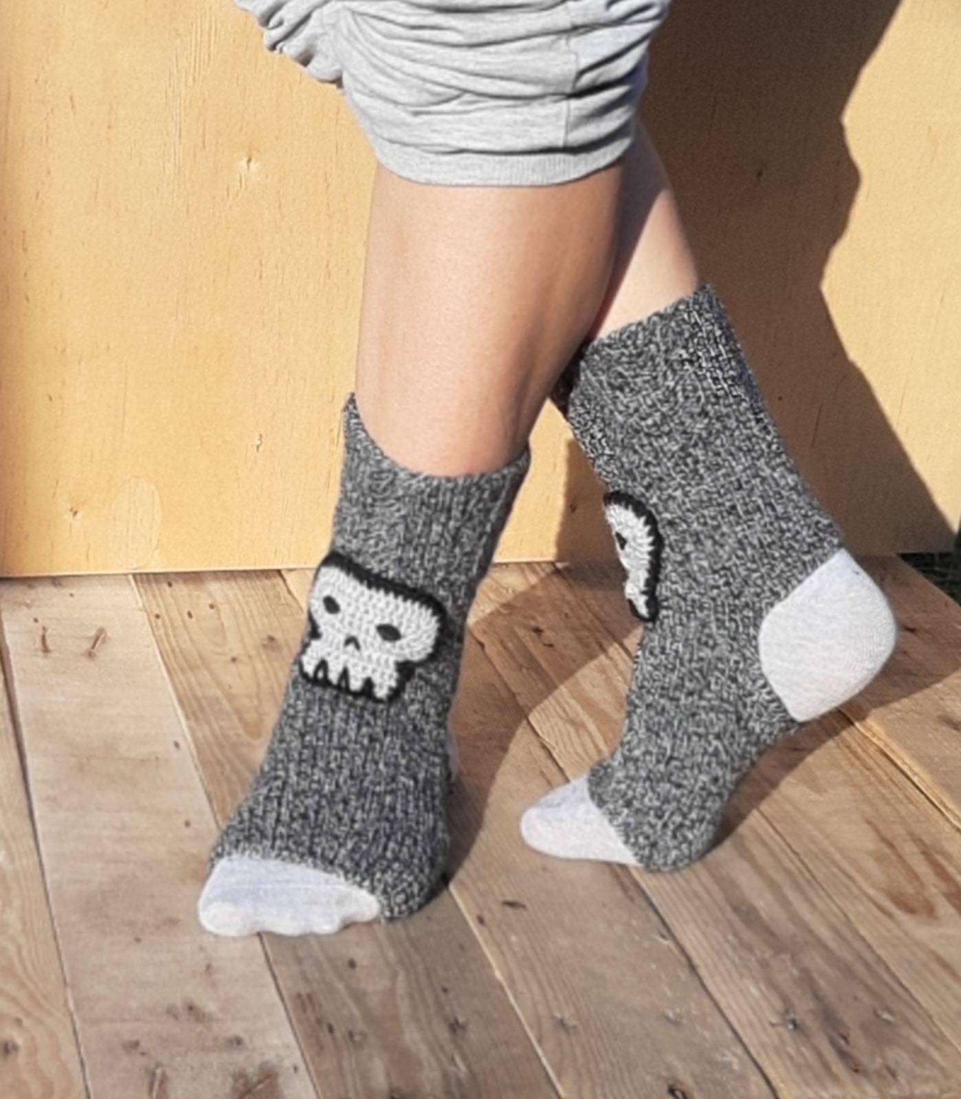Hand Knitted Gray Yoga Socks Women's, Toeless Socks, Heelless Socks, Flip  Flop Socks, Yoga Socks, Pilates Socks, Dance Socks, Toe Socks 