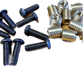 5/16- 18 threaded insert and bolts - set of 10
