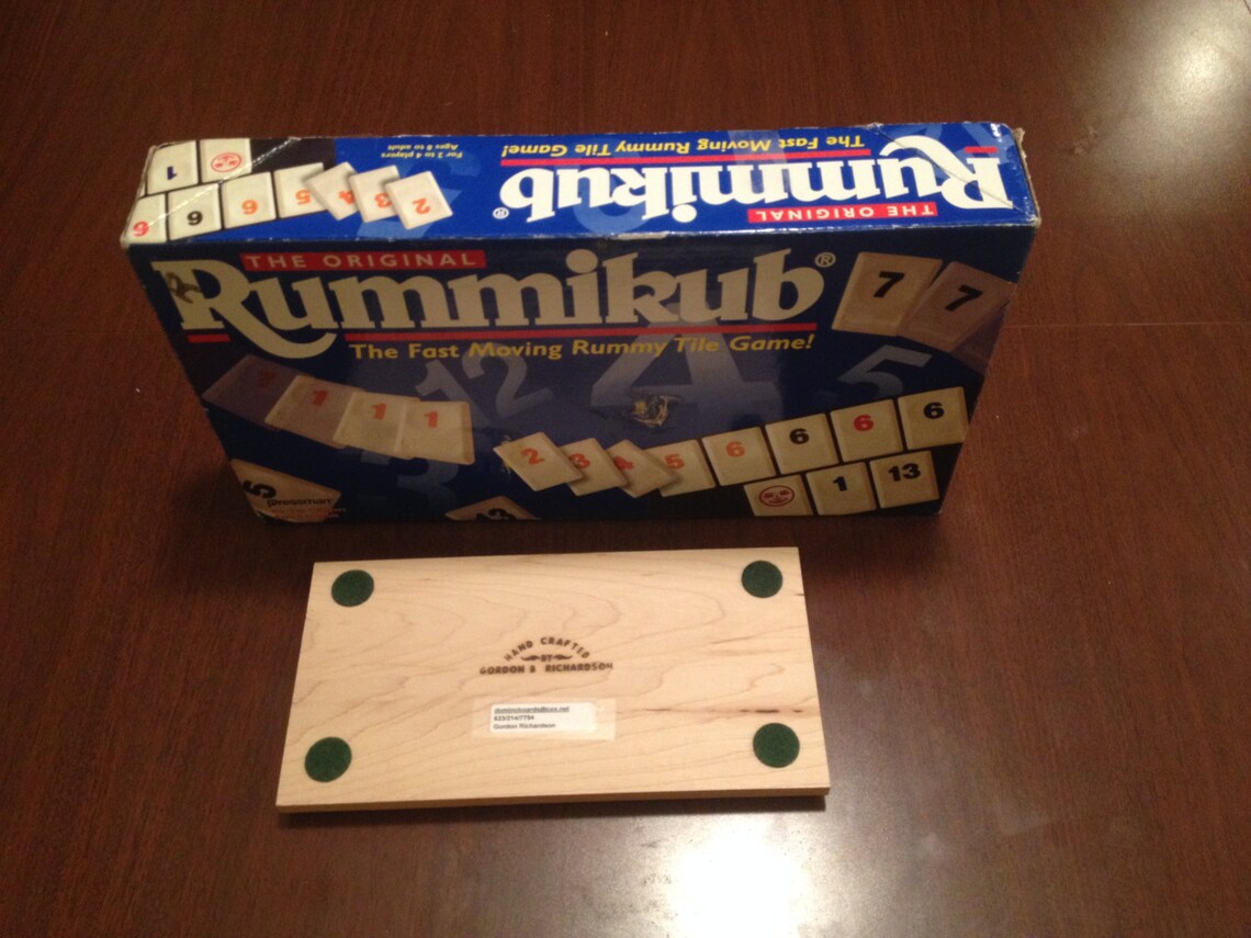 Set of 4 Handcrafted Rummikub Tile Holder Rack set of 4 Etsy