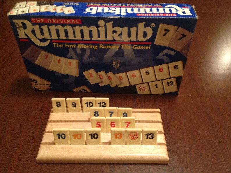 Set of 4 Handcrafted Rummikub Tile Holder Rack set of 4 Etsy