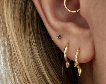 Small hoops earrings, Tiny hoops, Hoop earrings, Dainty hoops, Huggie hoops, Thin hoops, Minimalist earrings, Minimal jewelry