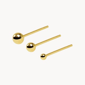 Ball stud earrings, Ball studs, Dot studs, Dot stud earrings, Minimalist ball earrings, Dainty ball studs, Dainty earrings, Gold studs