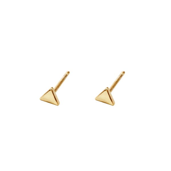 Triangle studs - Triangle earrings - Triangle studs - Dainty studs - Minimalist studs - Tiny triangle studs - Minimal earrings