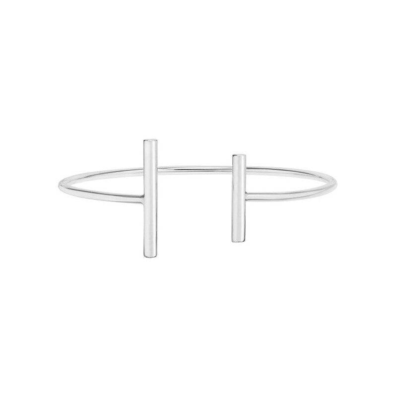 T-bar 925 sterling silver bangle T-bar gold bangle T-bangle T-bar gold bracelet Minimal jewelry bangle T-bracelet