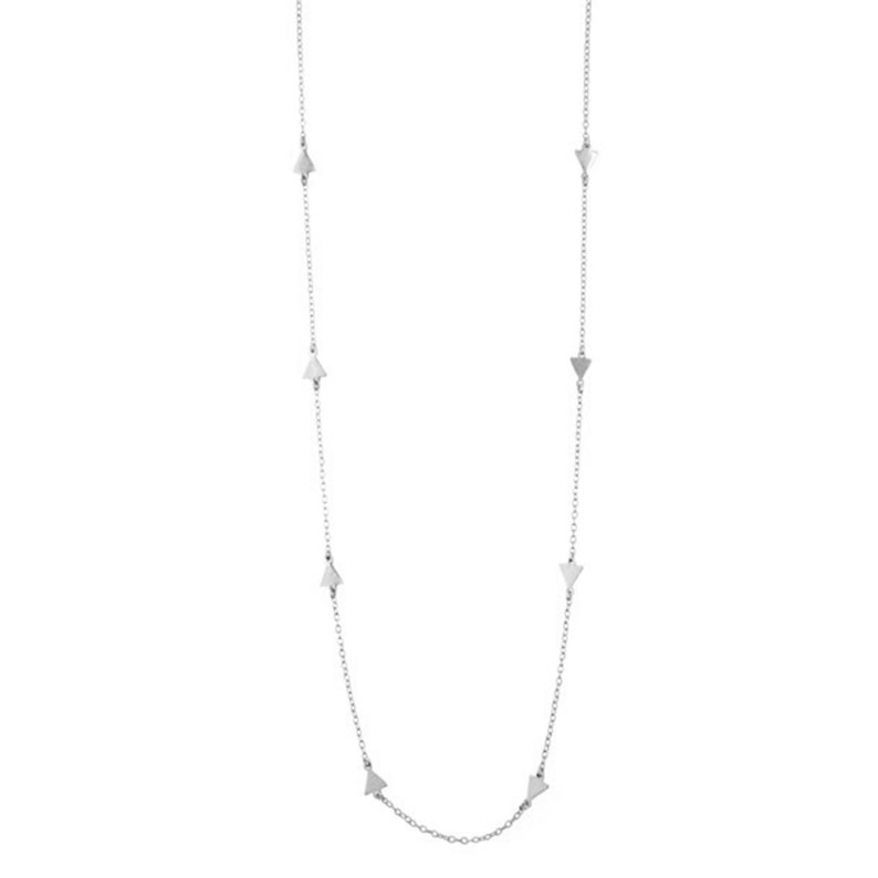 Triangle charms necklace Triangle charm choker Minimalist necklace Minimalist choker Dainty necklace Minimalist jewelry image 4
