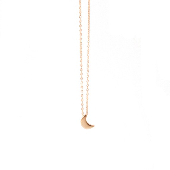 little moon necklace