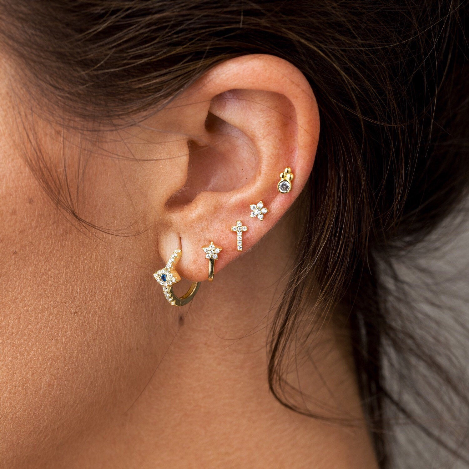 Evil eye hoop earrings Evil eye hoop earrings