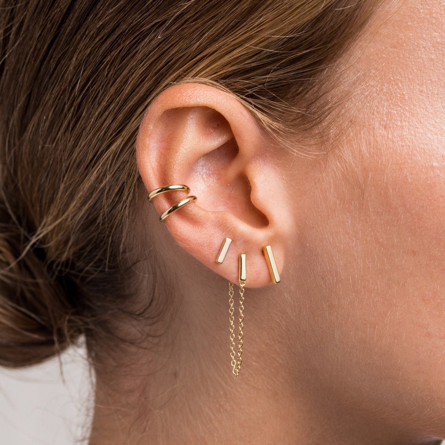 Girl simple earring best sale