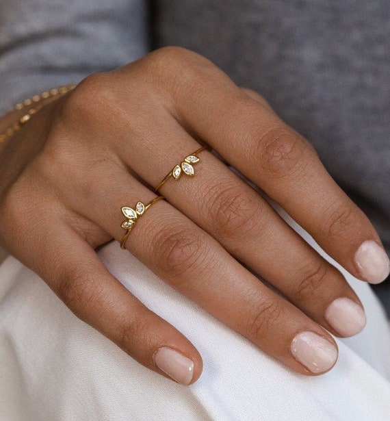 Dainty Ring Gold Ring Silver Ring Minimalist Ring Delicate Ring Tiny Ring  Stacking Ring Stackable Ring Minimalist Jewelry - Etsy