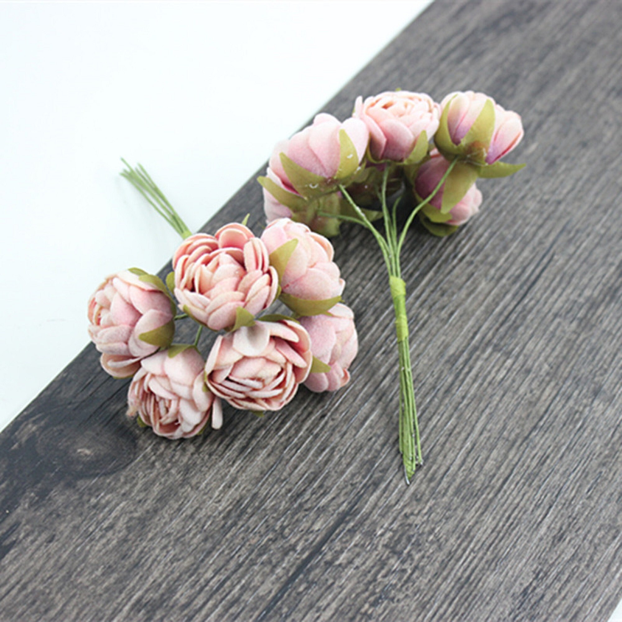 30 Pcs / 2cm / Mini Artificial Flower Buds Rose Wedding Etsy