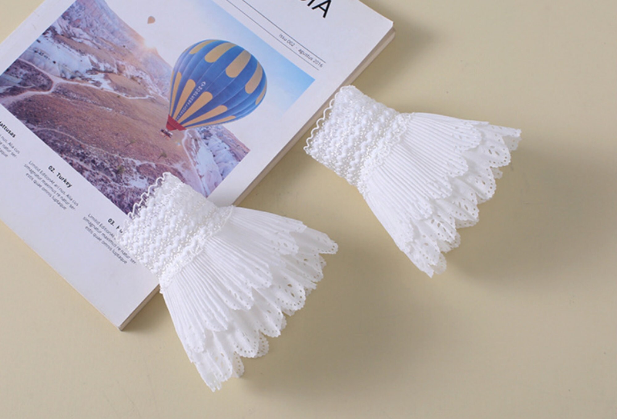 Off White / Fake Sleeve Cuffs / Wrist Cuffs / Lolita Fake Etsy UK