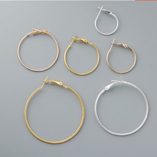 100pcs/lot 2112mm Silver Gold Bronze Earring Hooks Findings Etsy