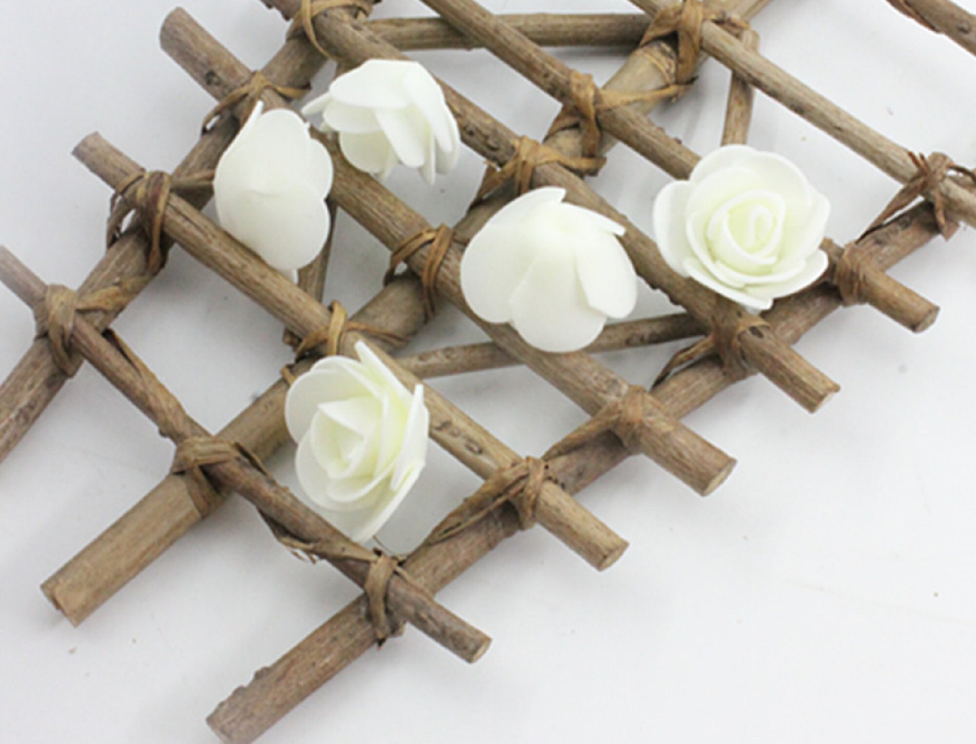 100 Pcs X Mini Foam Flower Heads 2cm 3cm Artificial Roses Etsy UK