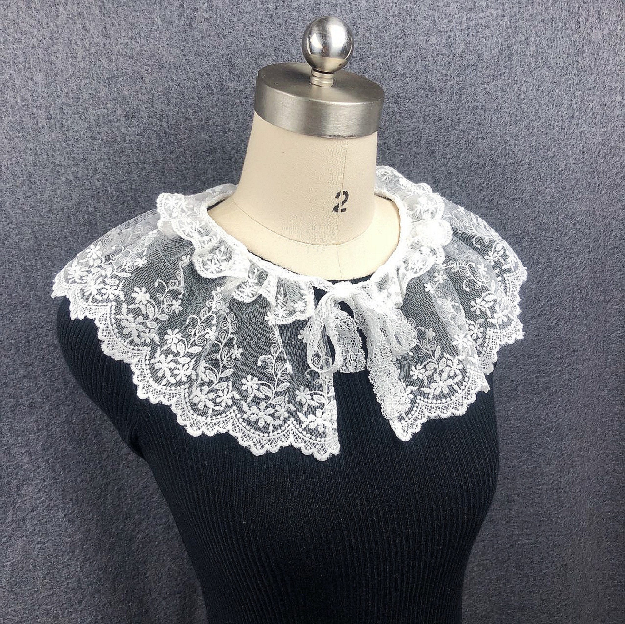 Ivory Lace Detachable Collar, WHISTLES