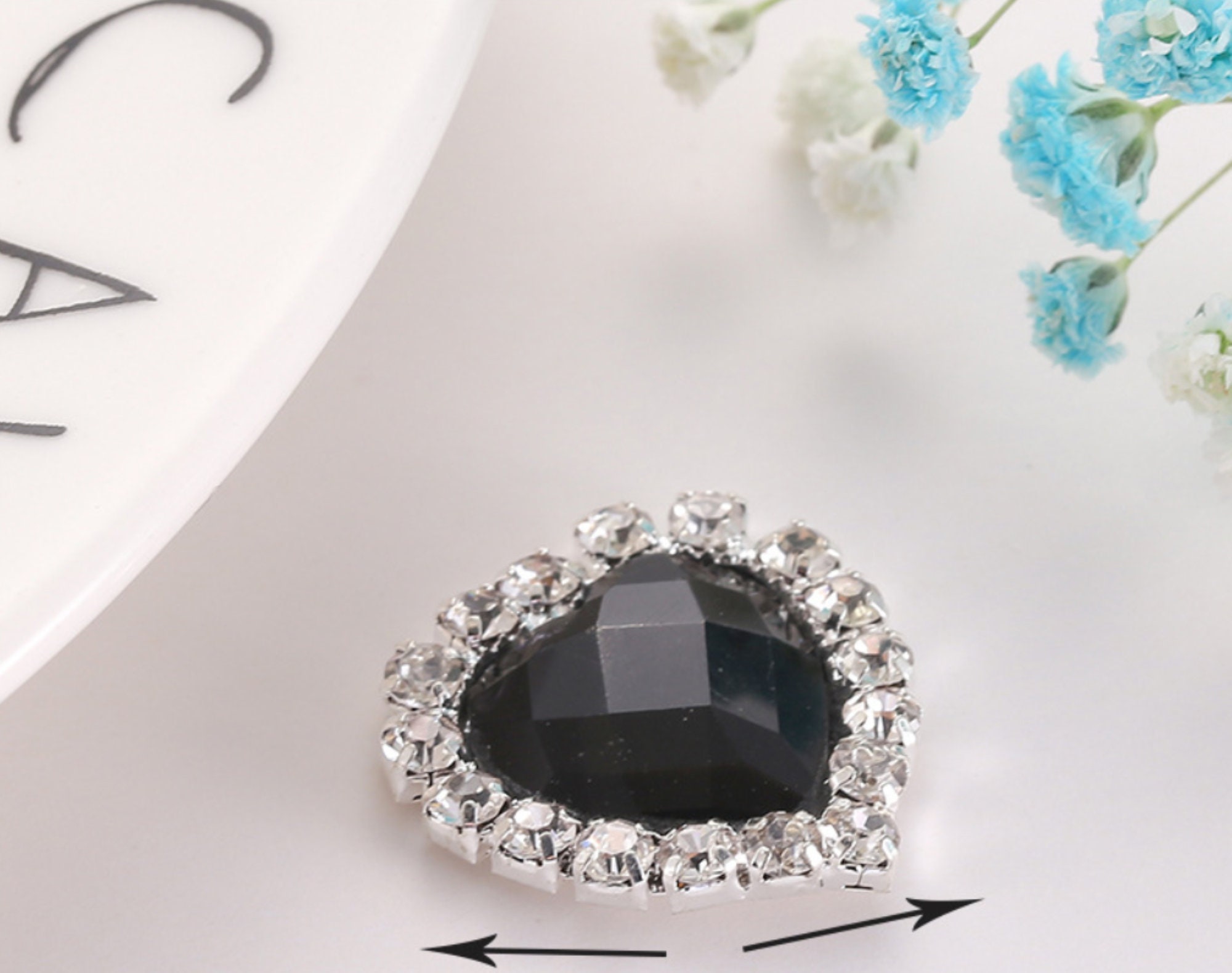2.5cm 3cm Round MIRROR Rhinestone Flat Foil Back Sew On Craft Jewels  Crystal