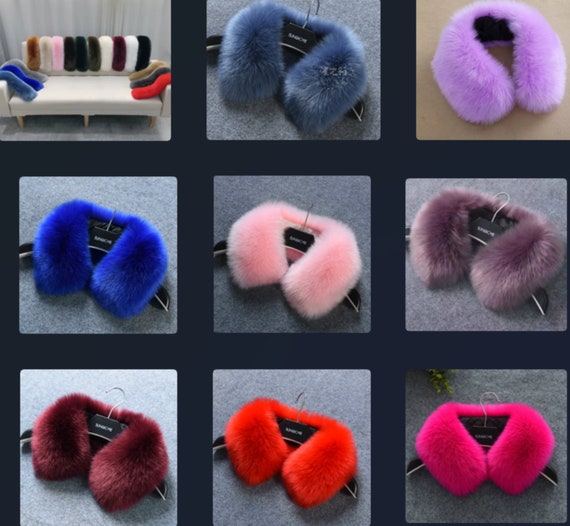 Faux fur removable clearance collar