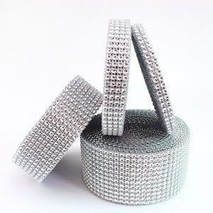 1 Yard Sewing Trim Rhinestone Tape Crystal Ribbon With Rhinestones,hot-fix  