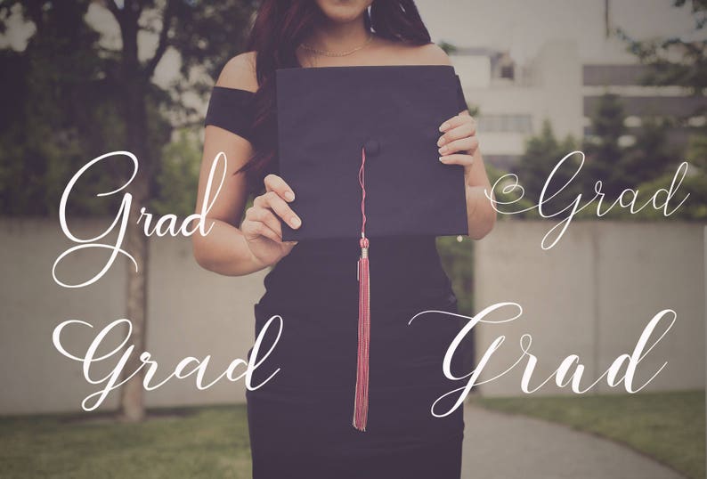 Grad Overlay 20 PNG Photo Overlays, Word Overlay, Graduation Announcement, Class of ...