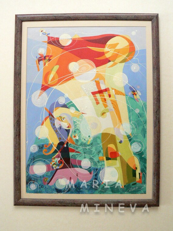 Original Art Wall Decor Home Decor Modern Art European Art | Etsy