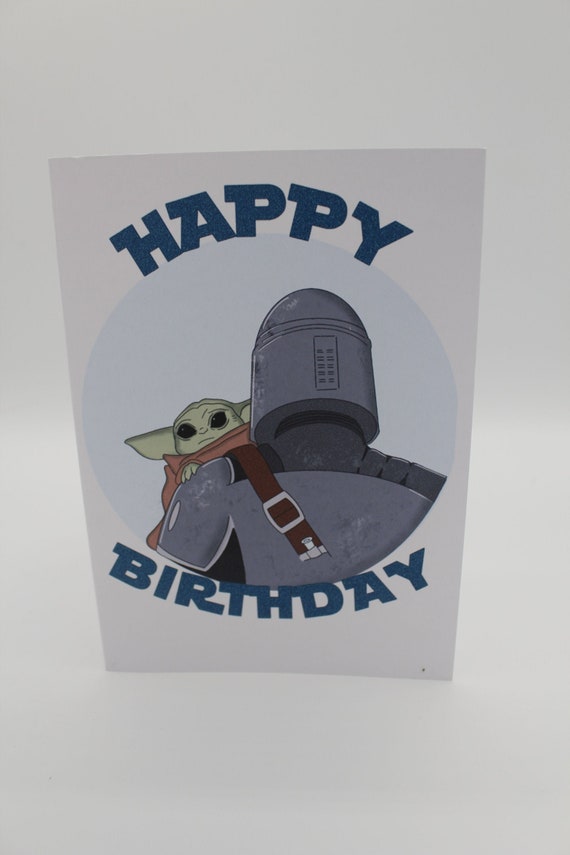 Cute Vert Alien Joyeux Anniversaire Carte Bounty Chasseur Etsy