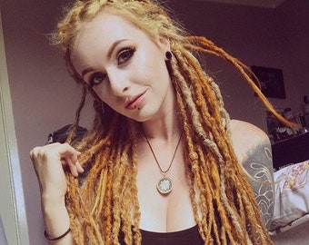 Orange Dreads Etsy