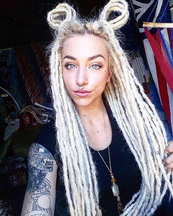 Custom One Meter Synthetic Dreads Very Long