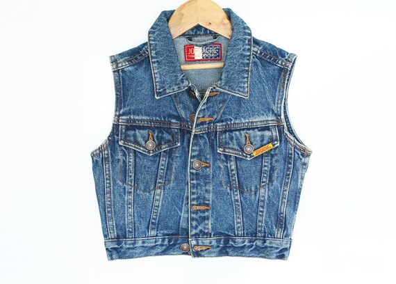 kids jean vest