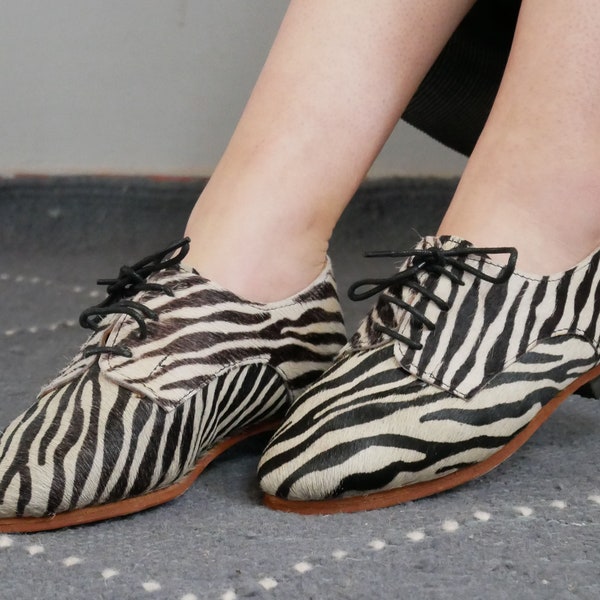 Zebra Print Shoes Etsy